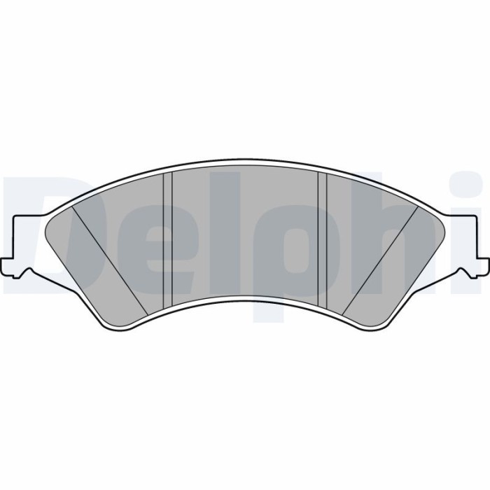 DELPHI LP2484 set placute frana,frana disc