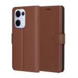 Husa Oppo Reno13 Techsuit Leather Folio, maro