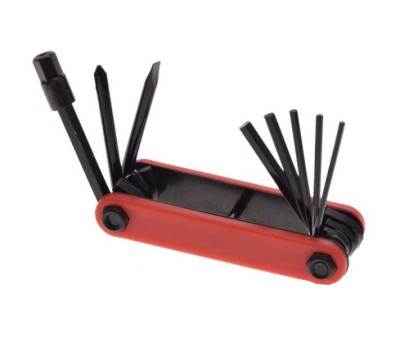 Cheie multifunctionala 8 functii, culoare rosu Cod:AWR9102 foto