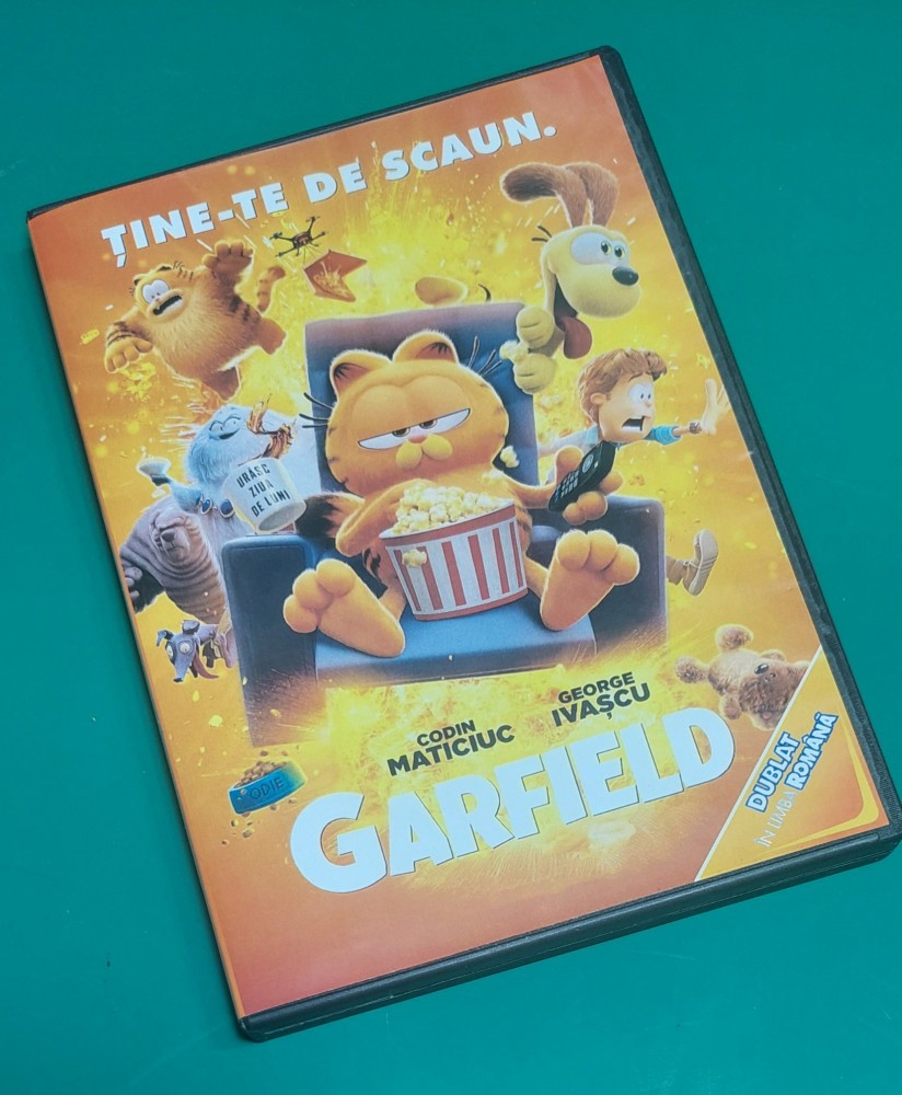 The Garfield Movie (2024) Garfield DVD dublat romana Okazii.ro