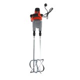 Malaxor / mixer electric Panzer EM2X12-160DA, 1600 W, 120 mm, amestecator adeziv, mortar, vopsele, glet, cu 2 palete