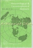 Meteorological &amp; Geoastrophysical Abstracts, Martie 1974, American Meteorological Society, Lancaster Press, Boston