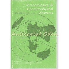 Meteorological &amp; Geoastrophysical Abstracts - Nr.: 3, Martie 197