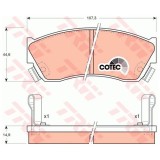 Set placute frana Trw GDB883, parte montare : punte fata