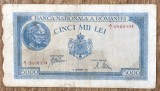 BNKRO05 Romania 5000 lei 23 septembrie 1943 A/I