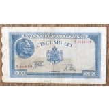 BNKRO05 Romania 5000 lei 23 septembrie 1943 A/I