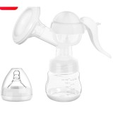 Pompa de San Manuala Multifunctionala, Flippy, Portabila, cu Tetina pentru Biberon, Anti-Scurgere, Anti-Reflux, 17x18 cm, 150 mL, Silicon, Recipient T