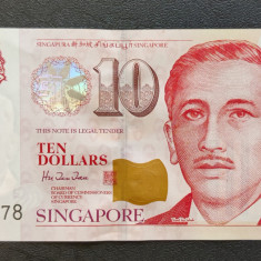 Singapore - 10 Dollars / dolari ND - portretul președintelui Yusof