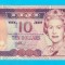 Bancnotă Fiji (pick 106) 10 Dollars 2002 UNC serie: BF175258