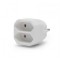 Distribuitor dublu 2x Euro de perete cu pamantare delight