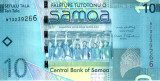 Samoa 10 Tala nedatata, 2008-2017, UNC, clasor A1