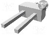 Conector 2 pini, seria AMPMODU MOD II, pas pini 2.54mm, TE Connectivity - 826646-2