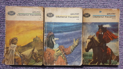 Capitanul Fracasse, Gautier, 3 volume, BPT 1974, stare buna foto