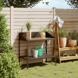 vidaXL Suport de plante, antracit, 100x54,5x100 cm, oțel galvanizat 364536
