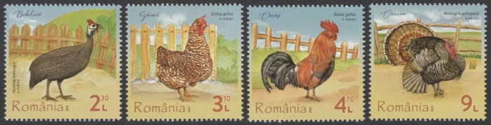 Păsări de curte, 2023, LP 2430, MNH