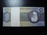 BRAZILIA 10 CRUZEIROS 1970 UNC