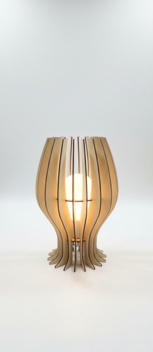 Lampa lemn &quot; Tulip Light &quot;