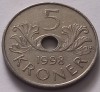 Norvegia , 5 Kroner 1998, Europa