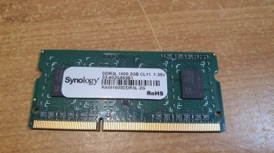 Ram Laptop Synology 2GB DDR3L 1600MHz RAM1600DDR3L-2G foto