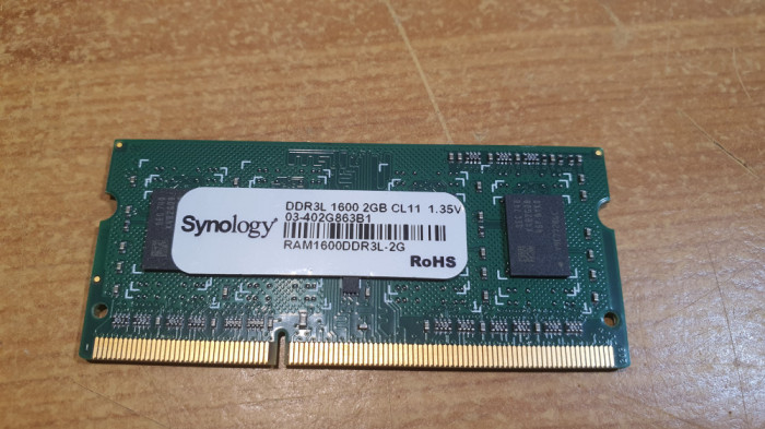 Ram Laptop Synology 2GB DDR3L 1600MHz RAM1600DDR3L-2G