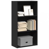 vidaXL Bibliotecă, negru, 60x30x114 cm, lemn prelucrat 857900