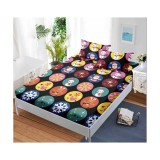 Cumpara ieftin Husa de pat Craciun+ 2 fete de Perna din Finet - JO852