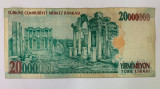 Bancnota 20 000 000 LIRE / LIRA - 2000 - Turcia - P-215a.1