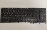 Tastatura Laptop, Fujitsu, Lifebook U759, U757, U758, iluminata, neagra, layout US
