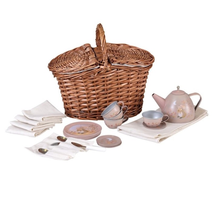 Set ceai pentru copii in cos picnic Soricelul Egmont Toys