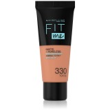 Maybelline Fit Me! Matte+Poreless machiaj mat pentru piele normală și grasă culoare 330 Toffee 30 ml