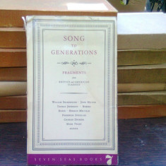 Song to generations: Fragments from British and: Gelbin, Gertrude Seller Image Song to generations: Fragments from British and American classics, asse
