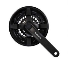 Angrenaj Pedalier Shimano Tourney Fc-Ty301, 48X38X28T, Brat 170Mm, Pt. 6/7/8 Vit... Cod:AFCTY301C888CL