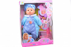 Bebelus de jucarie &amp;amp;quot;La Doctor&amp;amp;quot; set cu bebelus si accesorii pentru copii - XMY8045 foto