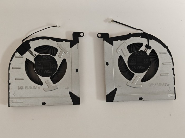 Set coolere Laptop, LOQ 16IRH8 Type 82XW, 5H40S20894, DFSCL42P165934-FQRL, DFSCL42P065934-FQRK, 12V, 0.6A