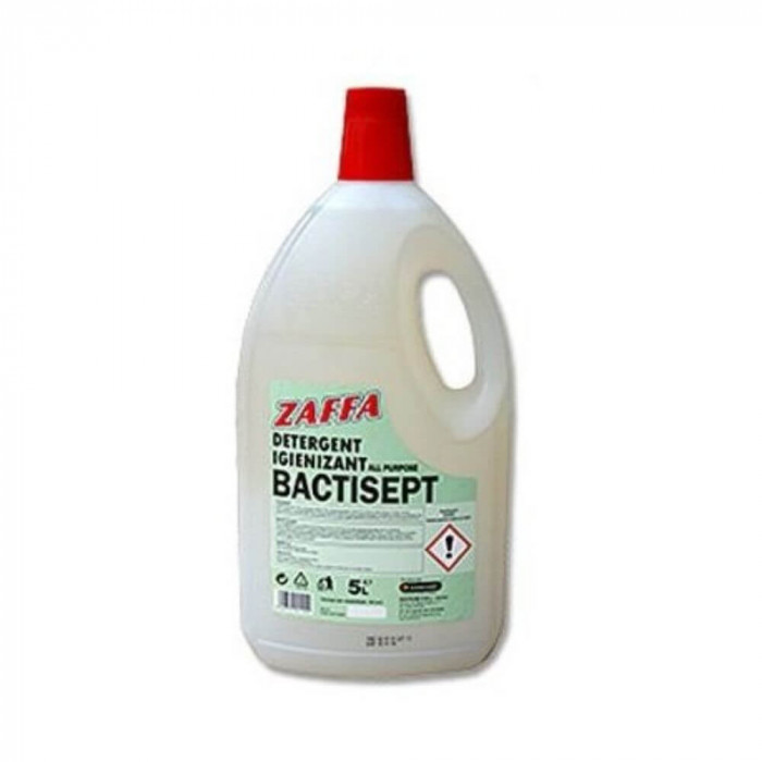 Dezinfectant ZAFFA Bactisept pentru Multisuprafete, Cantitate 5 L, Dezinfectanti pentru Suprafete, Dezinfectant Lichid pentru Bucatarie, Dezinfectant