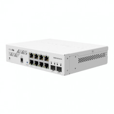 Cloud Smart Switch, 8 x Gigabit, 2 x SFP+ 10Gbps - Mikrotik CSS610-8G-2S+IN SafetyGuard Surveillance