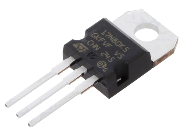 Tranzistor N-MOSFET 800V 9A
