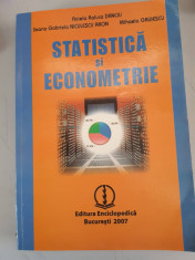 Statistica si econometrie - Aniela Raluca Danciu foto