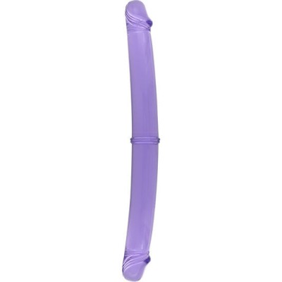 SEVEN CREATIONS - DOUBLE PENIS 30 CM PURPLE foto