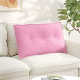 vidaXL Perna pentru spate Roz 80 x 19 x 50 cm țesătură 42014716