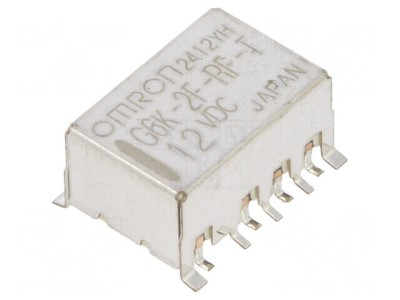 Releu Electromagnetic DPDT 12V 1A foto