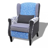 Fotoliu, design mozaic, material textil