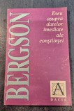 Eseu asupra datelor imediate ale constiintei Henri Bergson