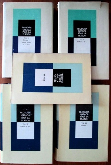 Filosofia Greaca pana la Platon (vol. I, II, III, IV + indici)