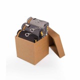 Cutie cu 3 perechi de șosete din bumbac Fini cu instrumente - Dark 35-38