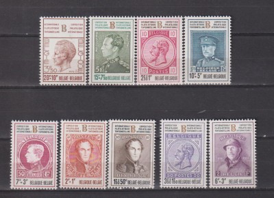 BELGIA 1972 PERSONALITATI MI. 1682-1690 MNH foto