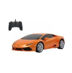 Masinuta cu telecomanda Rastar - Lamborghini Huracan Lp610-4 portocaliu, scara 1:24