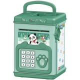 Pusculita pentru Copii, Cyrax, pusculita pentru economii SMART BOX cu efecte sonore, Tip ATM, cu Parola cu Amprenta, din plastic, 20 x 13.5 x 11.5 cm