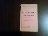 CICERO IN ISTORIA CULTURII EUROPENE - Th. Zielinski - 71 p.