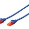 Patch Cord UTP Cat6 Albastru 2m